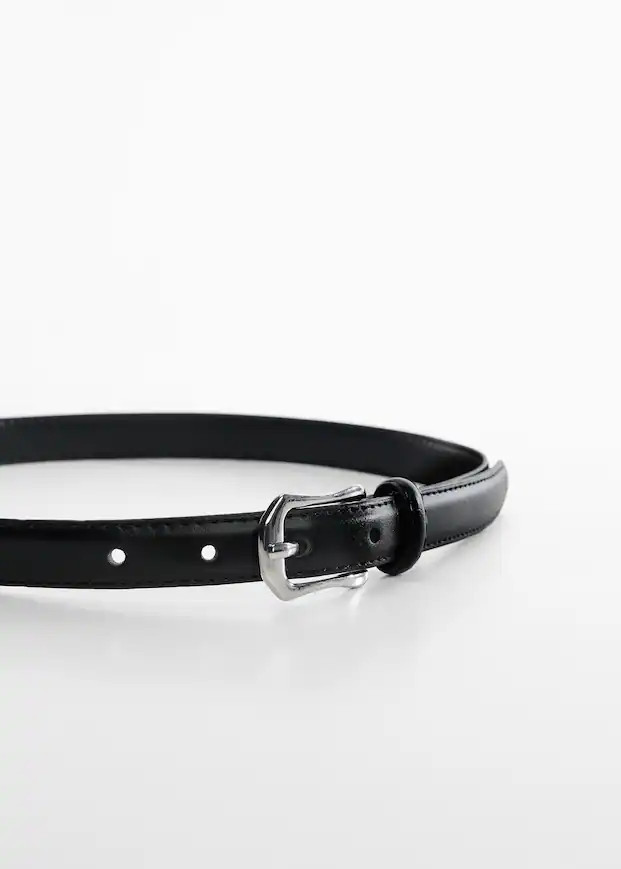 Rectangular buckle belt | MANGO (US)