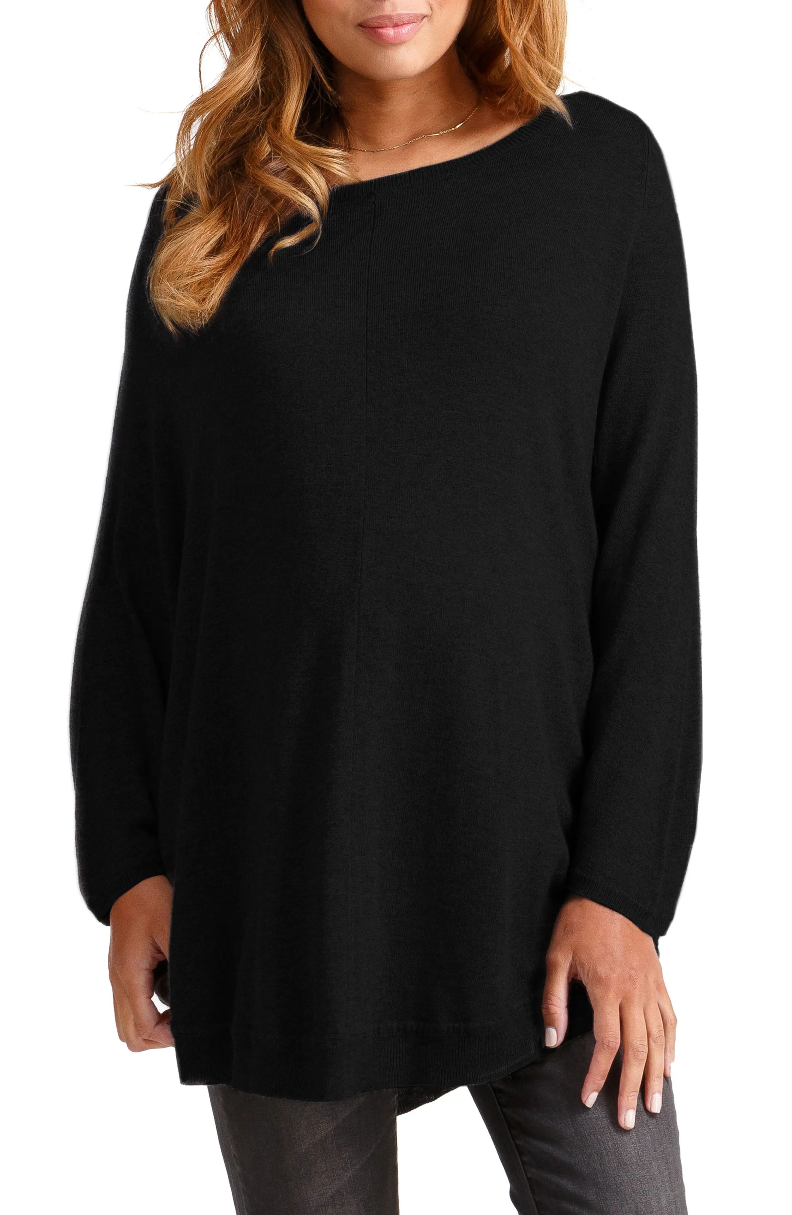 Women's Ingrid & Isabel Batwing Poncho Maternity Sweater | Nordstrom