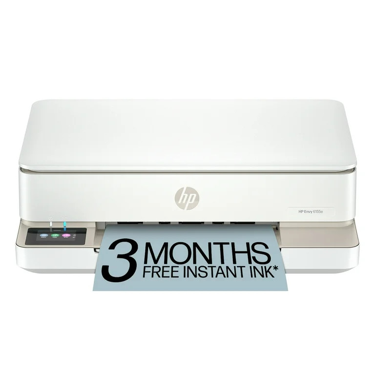 HP Envy 6155e All-in-One Inkjet Printer, Color Mobile Print, Copy, Scan, Mobile | Walmart (US)