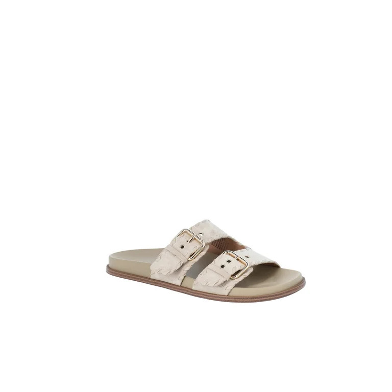 Time and Tru Women's Whipstitch Footbed Sandals | Walmart (US)