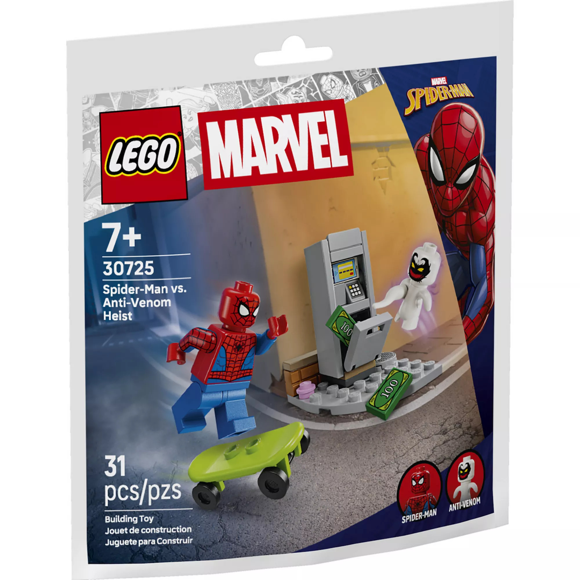 LEGO Marvel Spider-Man vs. Anti-Venom Heist 30725 Building Kit (31 Pieces) | Kohl's