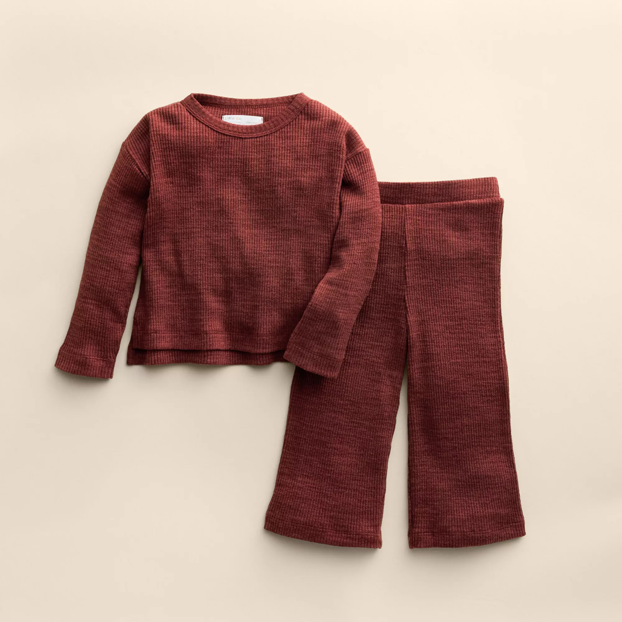 Baby & Toddler Girl Little Co. by Lauren Conrad 2-Piece Relaxed Top & Wide Leg Pants Set | Kohl's