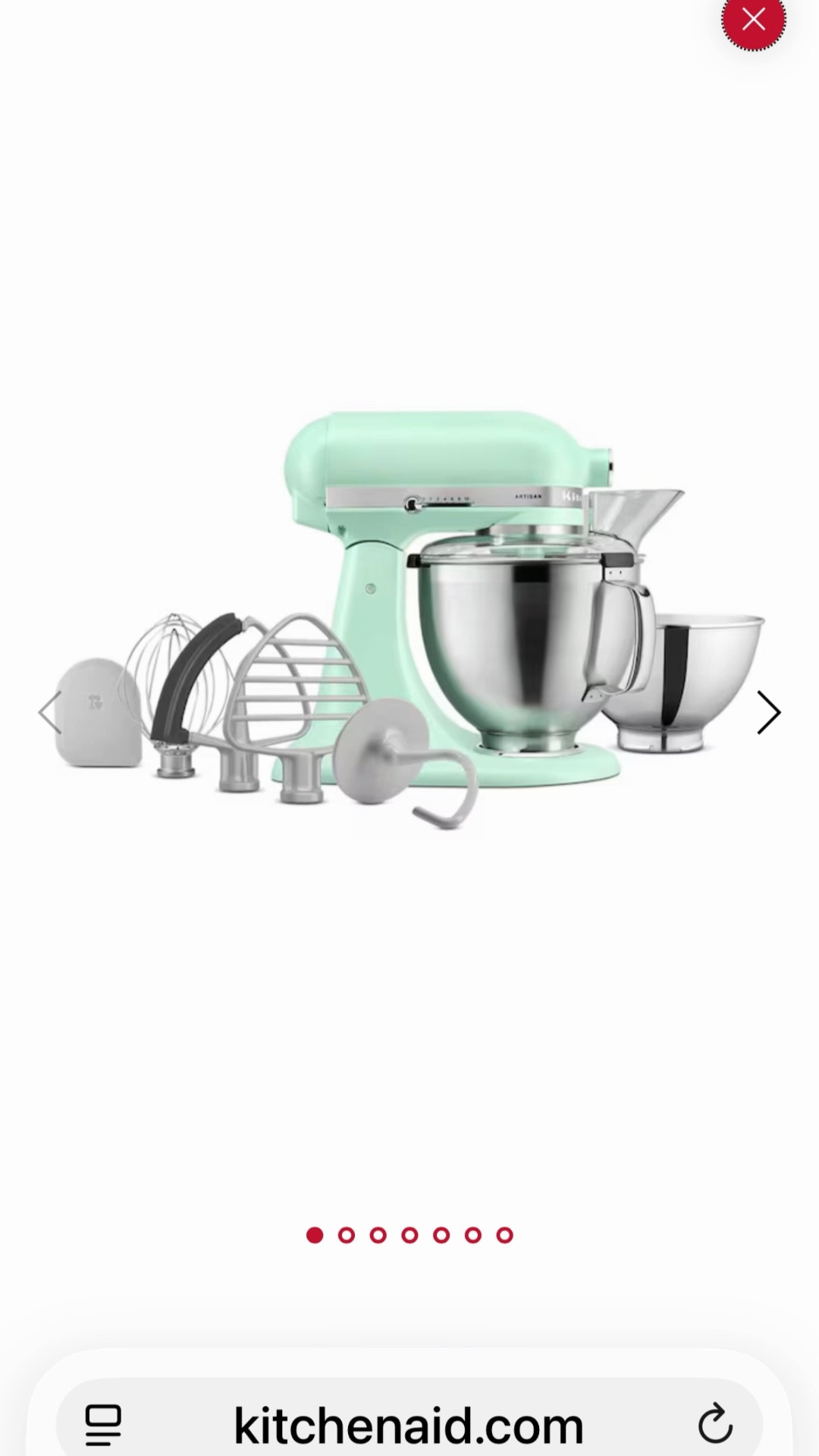 KitchenAid just announced their 2026 Color of the Year and I am officially  in love 💚

Meet Spearmint — a light, uplifting minty green with the prettiest soft matte finish. It feels fresh, clean, and timeless… but still makes a statement on your counter.

If you love soft color in your kitchen (without going bold or trendy-trendy), this is such a beautiful option. It would be stunning styled with white dishes, warm wood, or even blue & white accents.

This model comes with:
• 5 qt stainless bowl
• Wire whip
• Silver-coated dough hook
• Flat beater
• Scraper + pouring shield

Linking it here along with a few of my favorite baking staples 

#KitchenAid #KitchenInspo #StandMixer #HomeBaking #ColorOfTheYear #Spearmint #KitchenStyle #LTKFinds #BakingEssentials
 

#LTKHome #LTKfoodie #LTKOver40