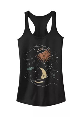 Tom and Jerry SUN AND MOON Graphic Tank Top, Black, XSmall | Belk