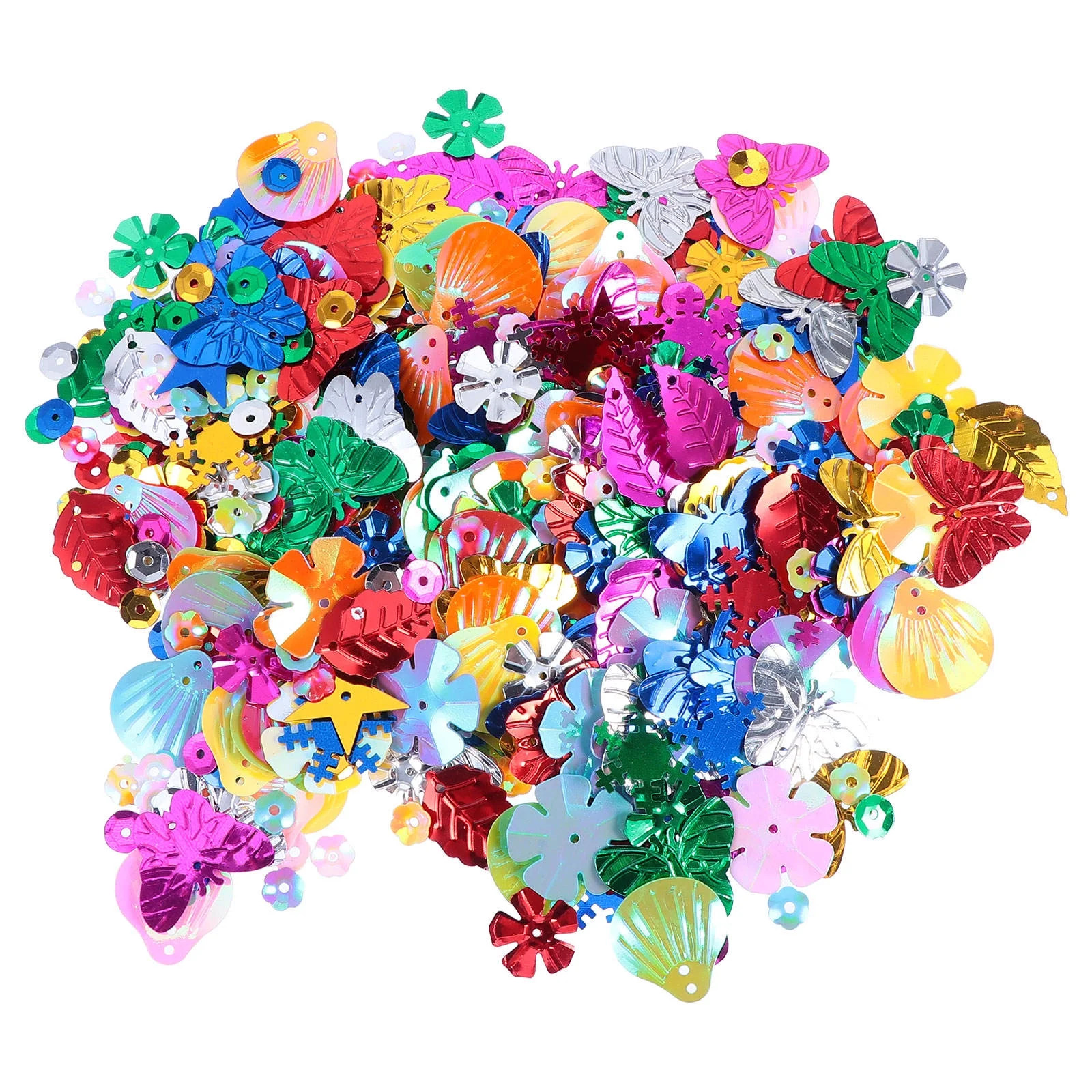 Supvox 2 Packs Loose Sequins Paillettes Metal Round Sewing Supplies Assorted Color Craft Projects | Walmart (US)