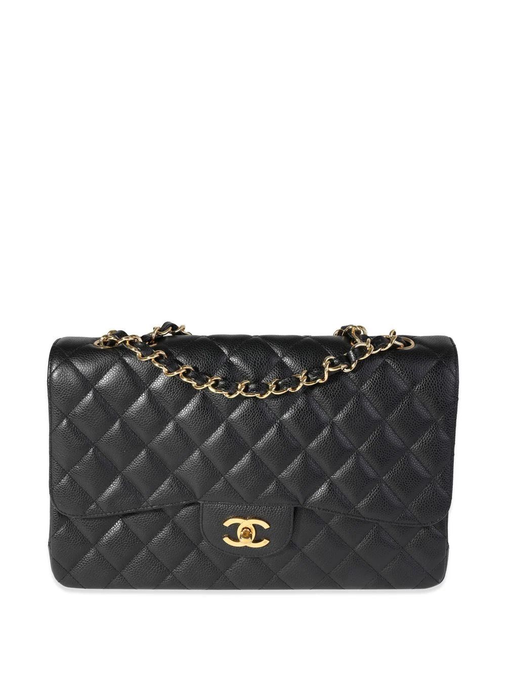 Chanel Pre-Owned Jumbo Classic Flap Shoulder Bag - Farfetch | Farfetch Global