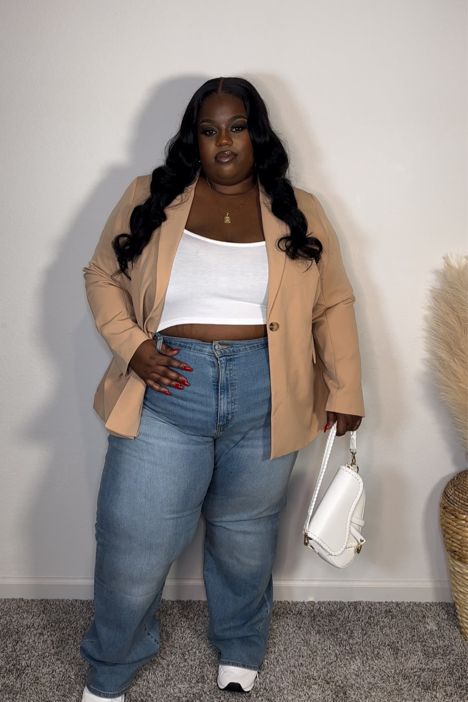 Bag, jeans , shoes , and jacket are all from Amazon. Top is from Pretty Little Thing

#LTKstyletip #LTKplussize #LTKfindsunder100