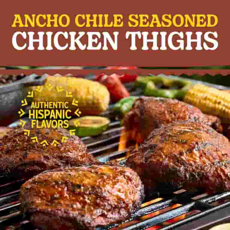 Buena Mesa Ancho Chile Chicken Thighs, Authentically Seasoned, Ready to Cook, 3.25 - 4.5 lb - Wal... | Walmart (US)