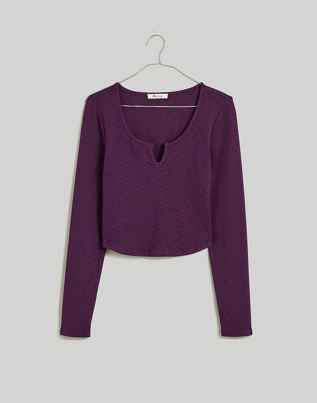 Split-Neck Long-Sleeve Tee | Madewell