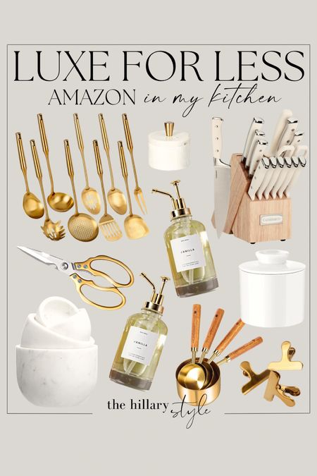 Luxe For Less: Amazon Kitchen! 

Amazon, Amazon Home, Amazon Fond, Found It on Amazon, Amazon Kitchen, Gold Accents, Luxury, Marble Bowls, Knife Set, Modern Home

#LTKFind #LTKhome #LTKstyletip