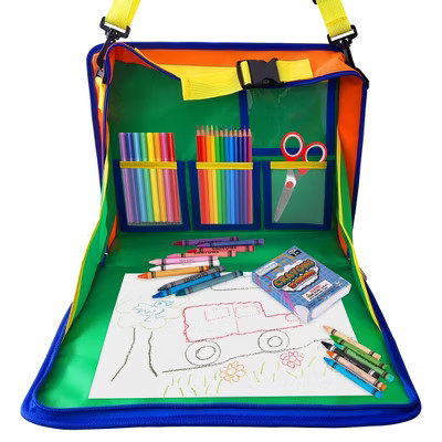 ArtCreativity Kids Travel Carseat Art Tray with Crayons | Target