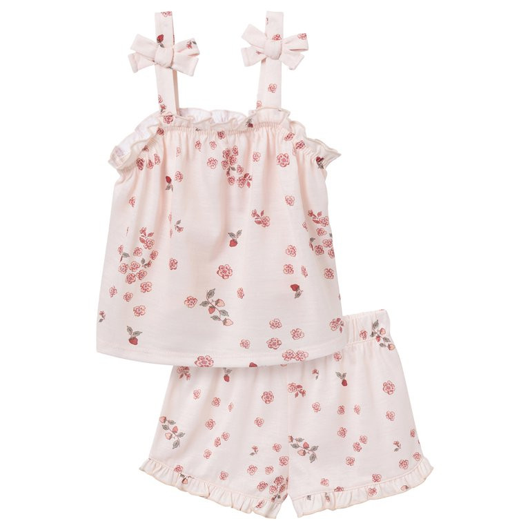 Modern Moments by Gerber Toddler Girl Cami Pajama Set, 2-Piece, Sizes 12M - 5T | Walmart (US)