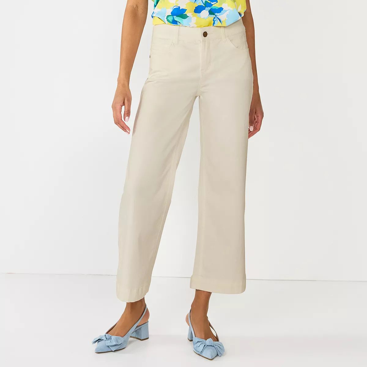 Women's Draper James Wide-Leg Crop Pants | Kohl's