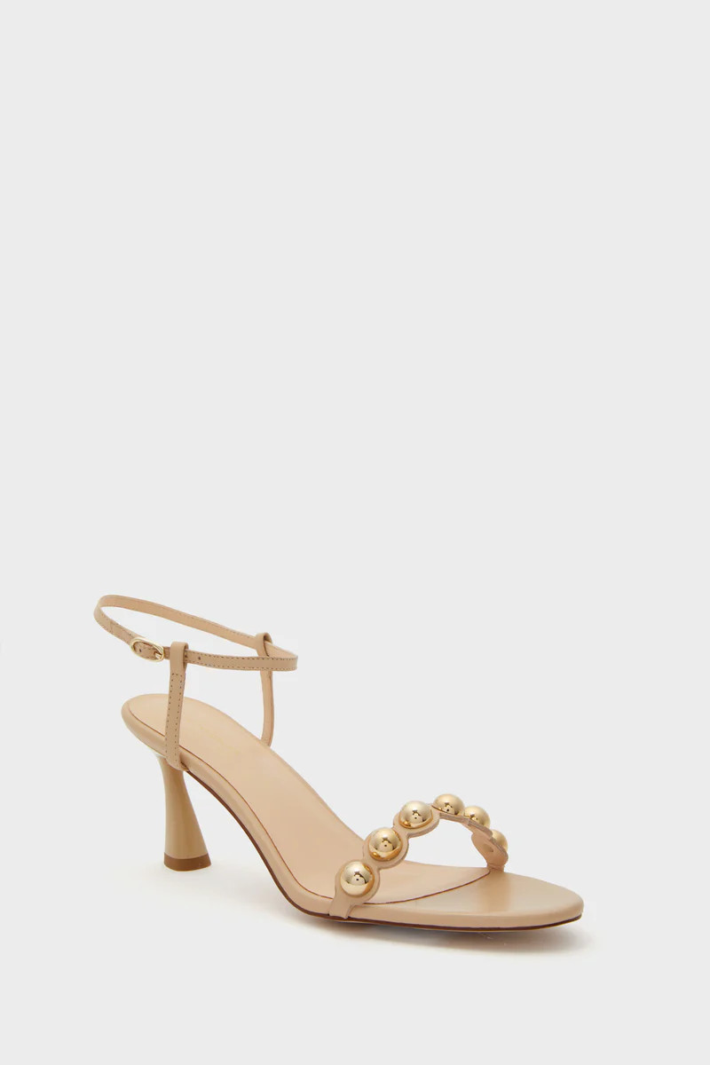 Nude Leather Ava Heels | Tuckernuck (US)
