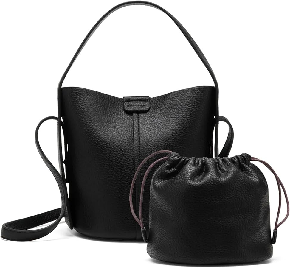 Women's Top Handle Satchel Handbag, Elegant Tote Purse with Detachable Shoulder Strap for Crossbo... | Amazon (US)