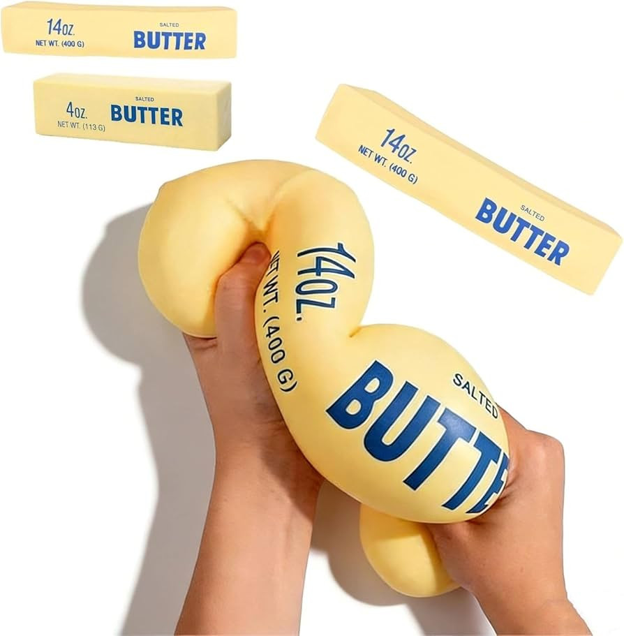 Gaint Butter Squishy, Squishy Butter Jumbo Slow Rising Squishy Stress Balls for Adults Stress Rel... | Amazon (US)