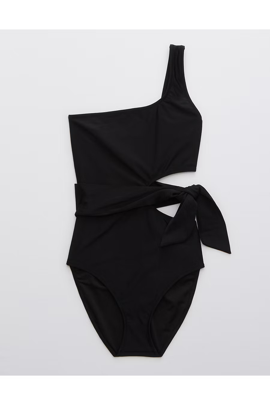 Aerie Asymmetrical Wrap One Piece Swimsuit | American Eagle Outfitters (US & CA)