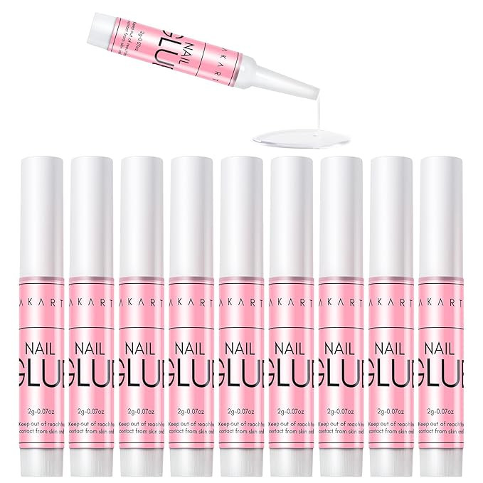 Makartt Super Strong Nail Glue for Press On Nails: Professional Acrylic Nails Nail Adhesive Bond ... | Amazon (US)