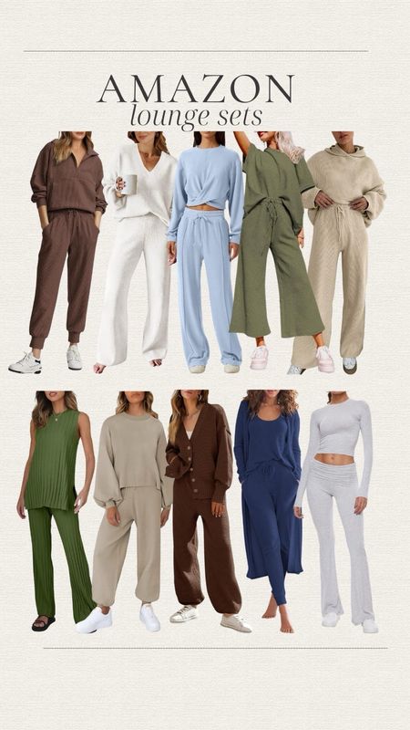 The coziest lounge sets from Amazon!
Matching | spring fashion | casual outfit 

#LTKstyletip #LTKSeasonal #LTKfindsunder50