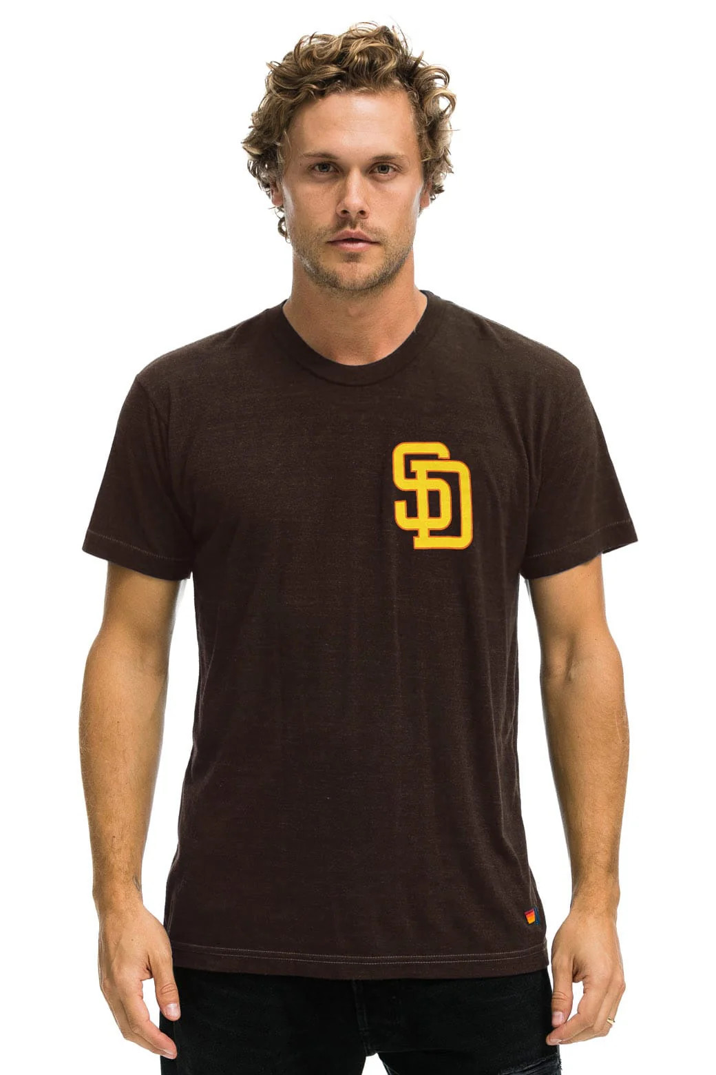 SAN DIEGO PADRES 2026 CREW TEE - BROWN | Aviator Nation