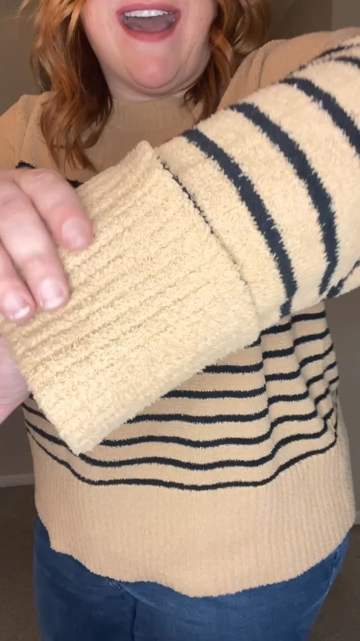 Soft, striped and under $50!
Wearing the XL as a US 16/18

#LTKPlusSize #LTKFindsUnder50 #LTKMidsize