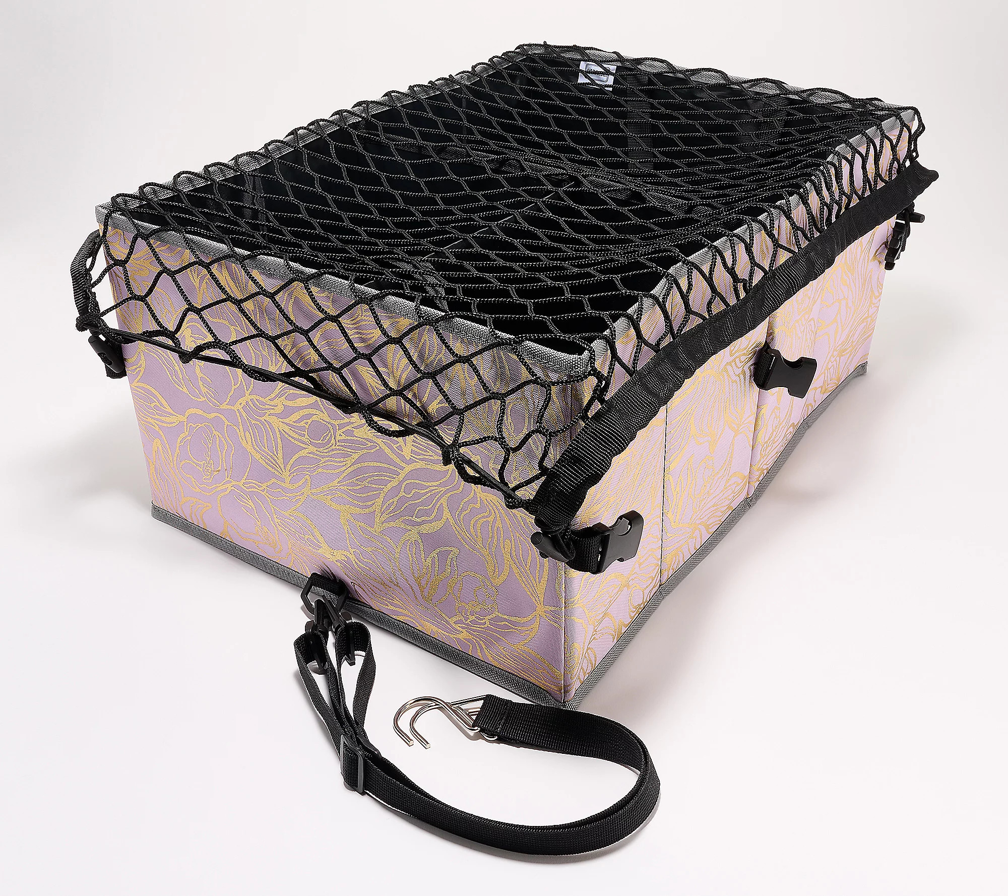 Garage21 Trunk Organizer with Mesh Lid and Fasteners | QVC