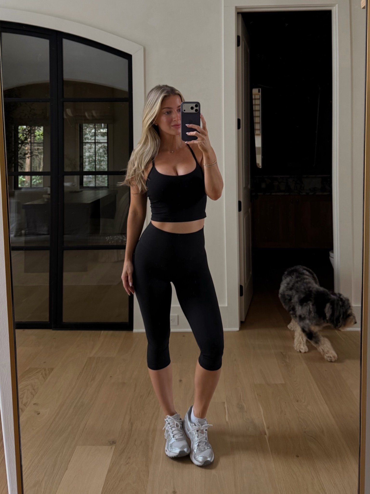 Size small tank, size 4 leggings
