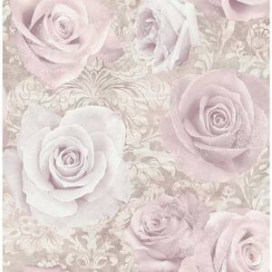 Arthouse Light Pink Reverie Vinyl Peel and Stick Wallpaper Roll 30.75 sq. ft. | The Home Depot