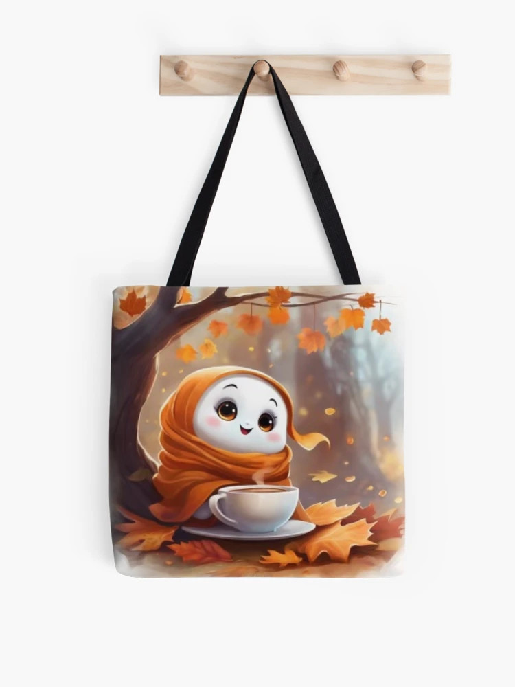 Fall Ghost Tote Bag | Redbubble (US)