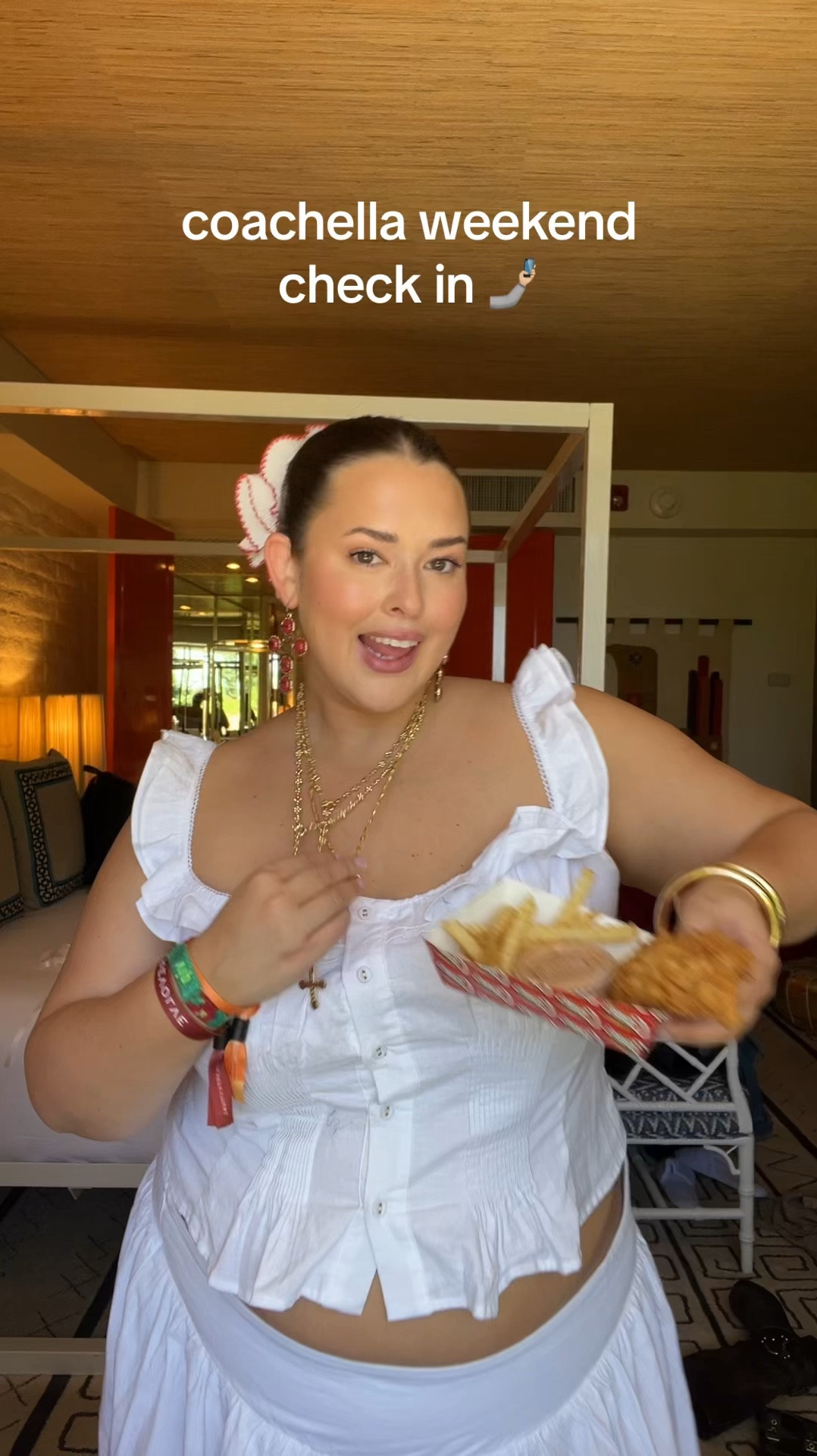 Plus size Coachella outfit inspo ♥️
In size 20 in the skirt and 18 in the top 
Necklaces are en route jewelry & by Brianne 