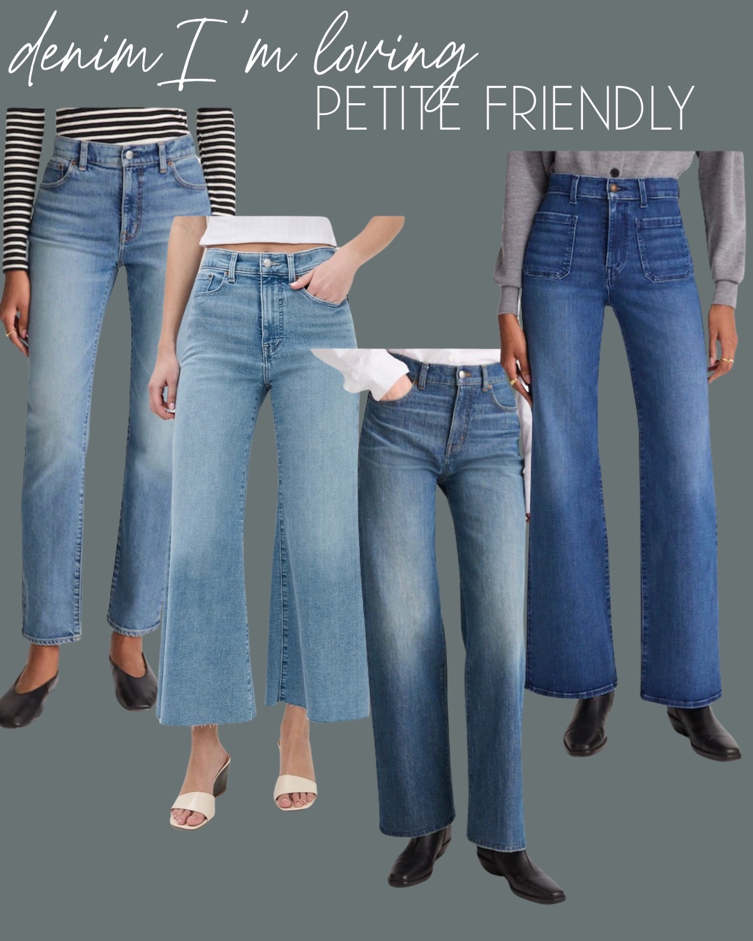 Petite friendly jeans size cropped jeans 

#LTKBeauty #LTKootd #LTKPetite