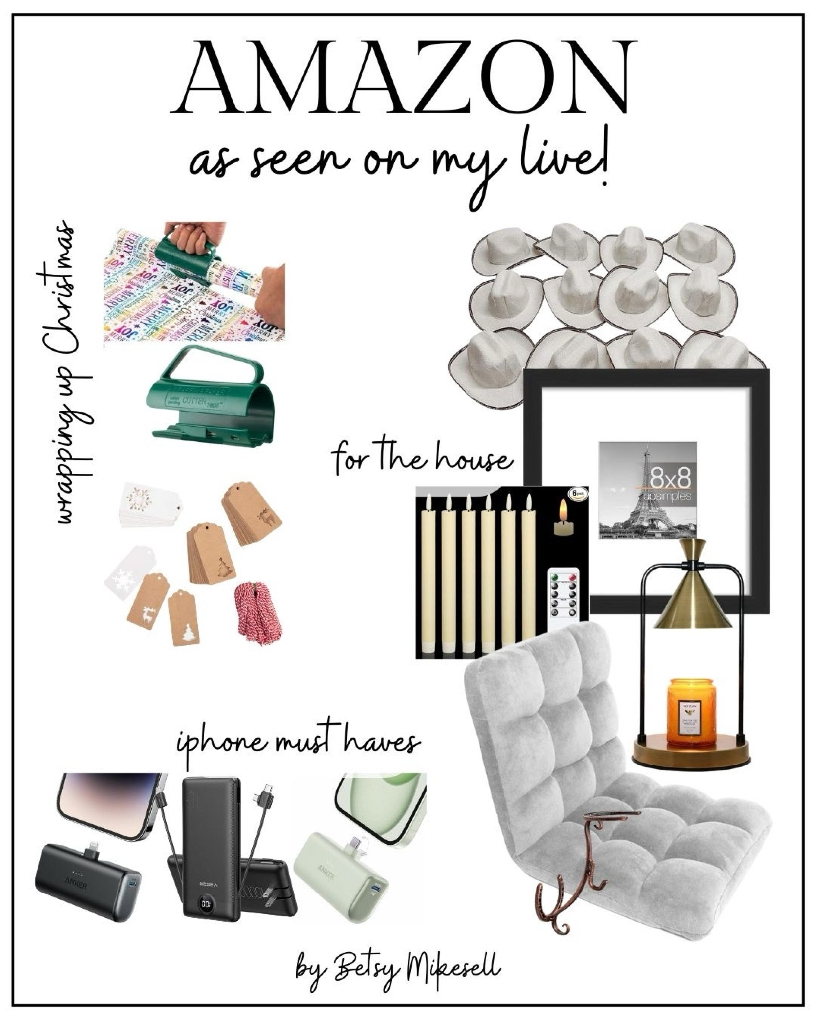 Must haves from my Amazon Live in 12/15! ❤️

#LTKSeasonal #LTKHoliday #LTKGiftGuide