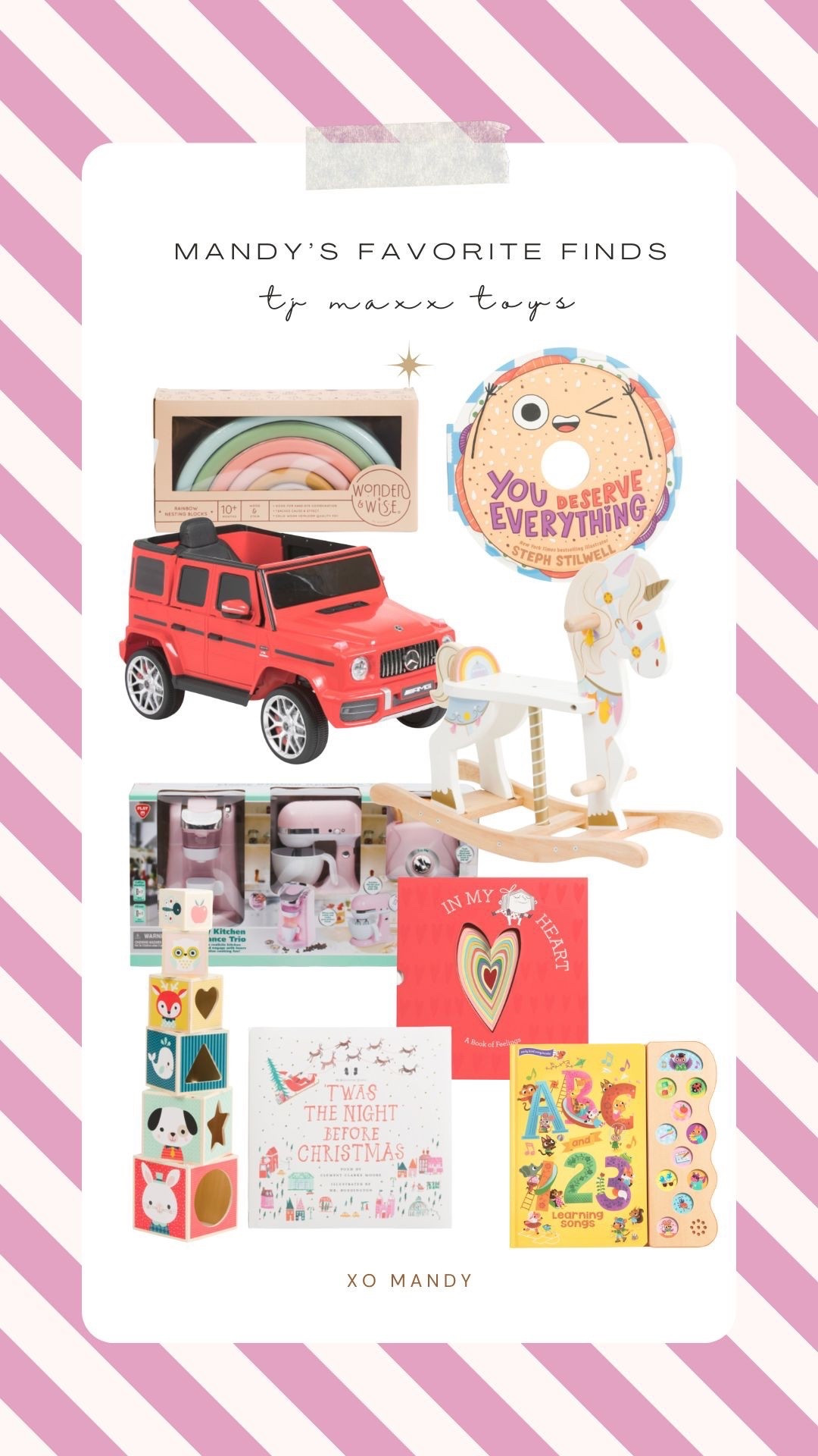 have been dying over the amazing toy selection at tj maxx with such good deals. i did a roundup of some of my favs for you here! 

#LTKFindsUnder100 #LTKGiftGuide #LTKHoliday