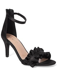 Satin Ruffle Heels | VENUS