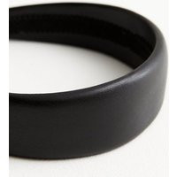 Black Leather-Look Wide Headband New Look | New Look (UK)
