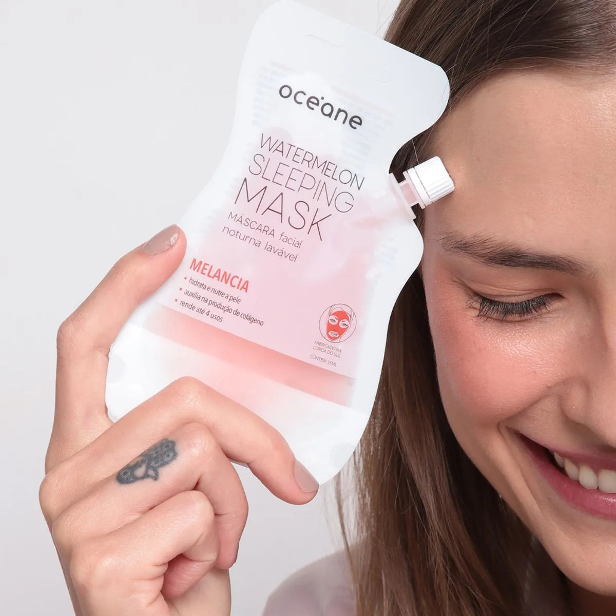 Máscara Facial Noturna Melancia Sleep Mask - Maquiagens e cosméticos Océane: Pincéis, paletas... | Oceane (BR)