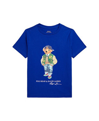 Toddler and Little Boys Polo Bear Cotton Jersey Tee | Macy's