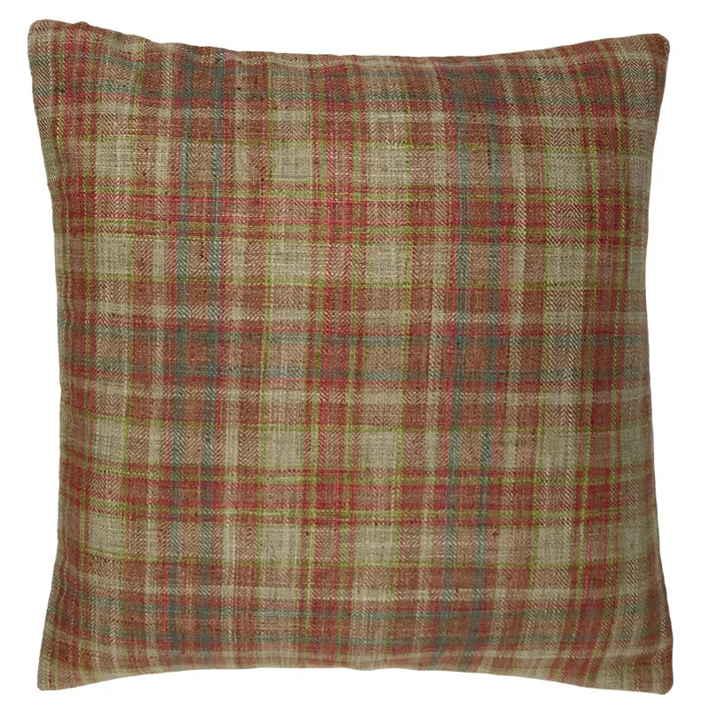 The Pillow Collection Connor Plaid Reversible Throw Pillow | Wayfair | Wayfair North America