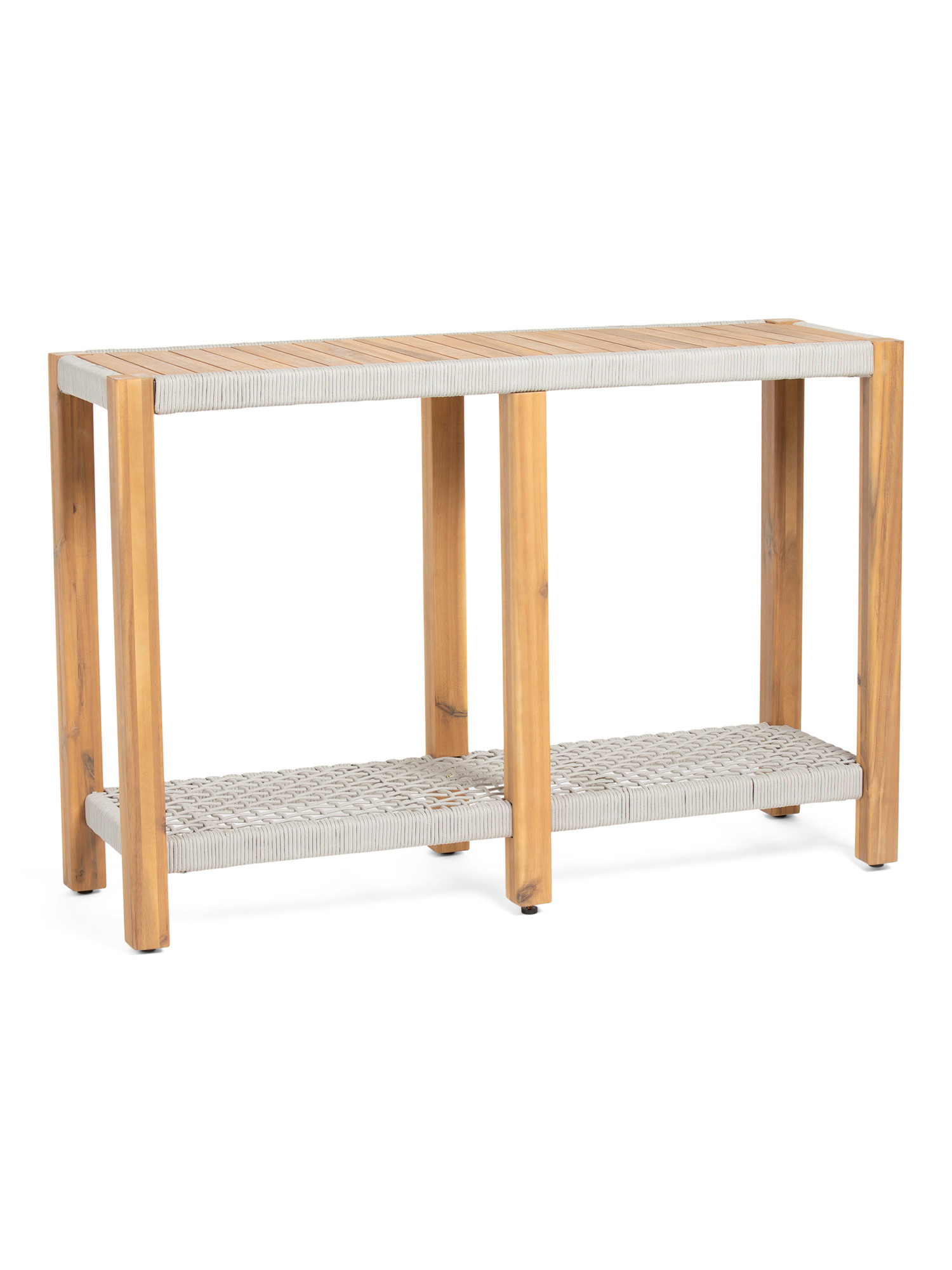 48x32 Indoor Outdoor Acacia Wood Console Table | TJ Maxx
