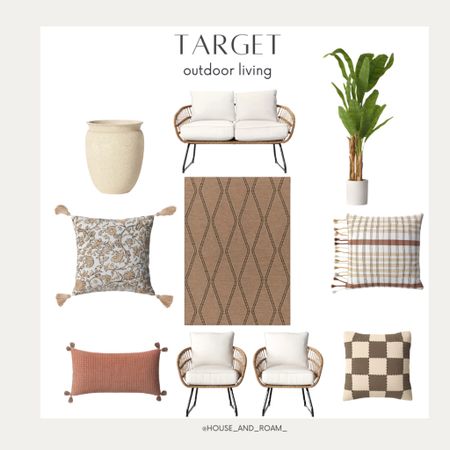 Target has the best selection of outdoor furniture and outdoor pillows right now! Grab them before they sell out. 

#LTKfindsunder50 #LTKhome #LTKSeasonal