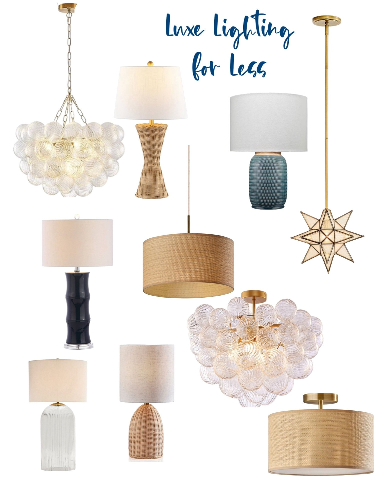 Luxe lighting for Less

#LTKFindsUnder100 #LTKSaleAlert #LTKHome