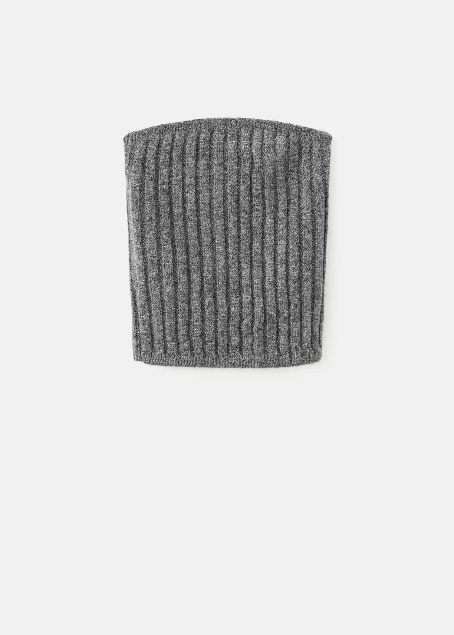 Lurex knitted strapless top | Mango (US/MX/AU)