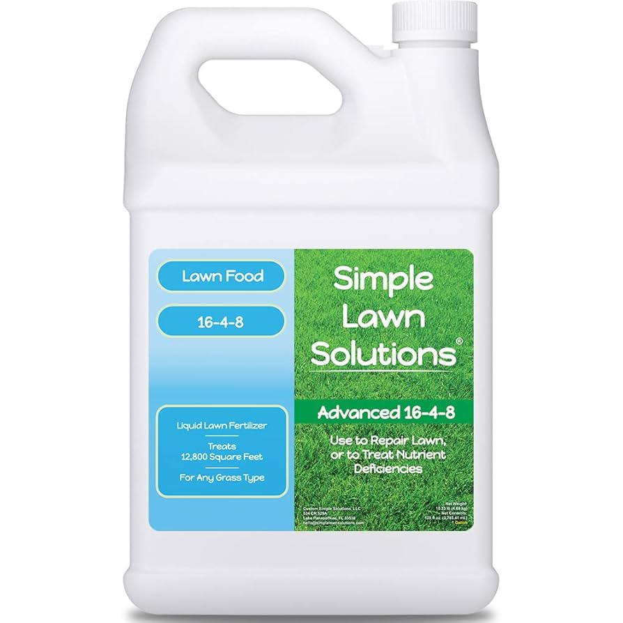 Advanced 16-4-8 Lawn Fertilizer - Liquid Lawn Food Spring & Summer Concentrated Spray - Any Grass... | Amazon (US)