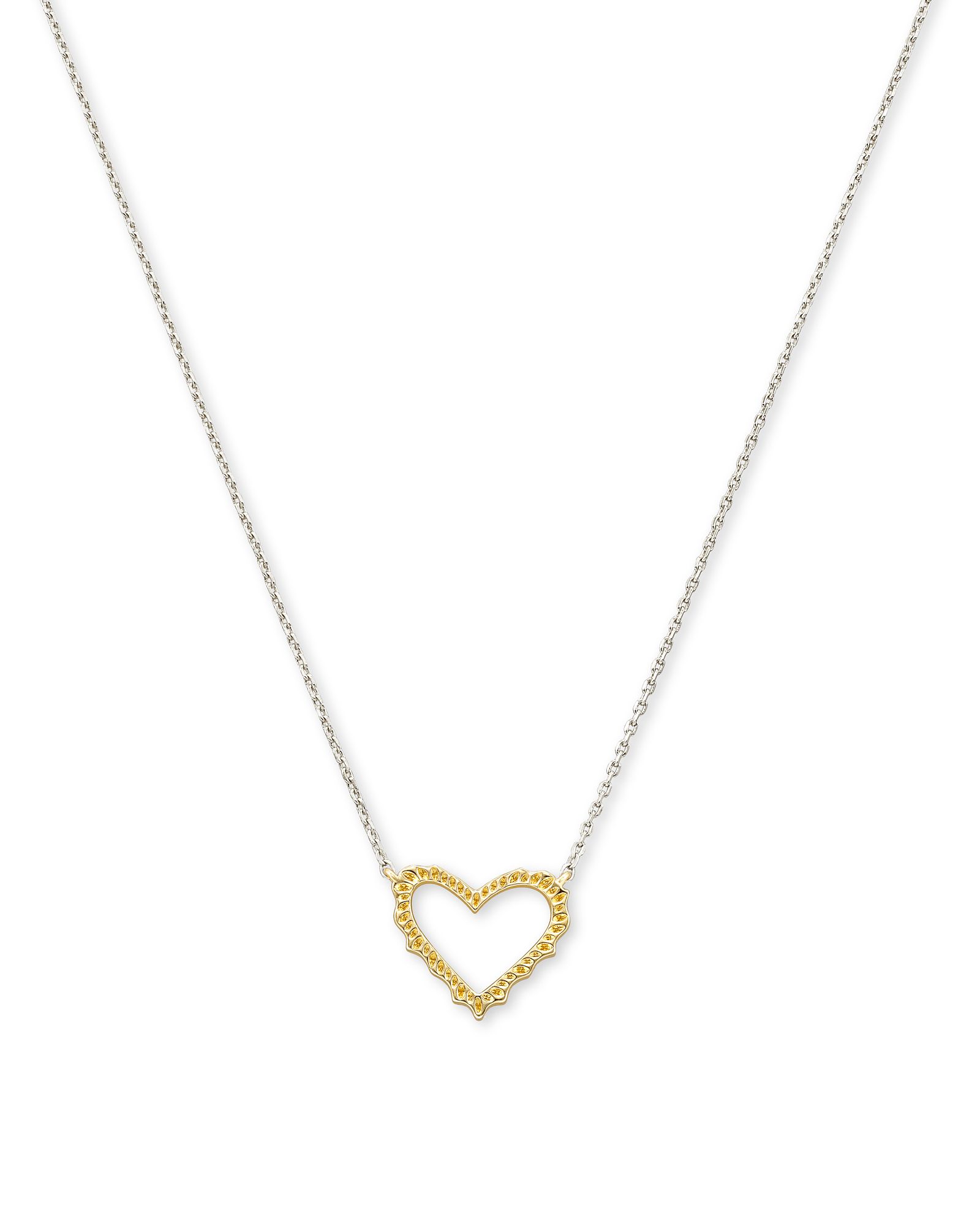 Sophee Heart Small Pendant Necklace in Silver | Kendra Scott