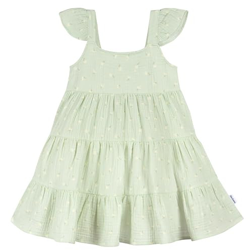 Gerber Girls Toddler Sleeveless Gauze Dress, Pick A Daisy, 4T | Amazon (US)