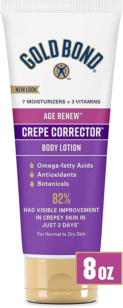 Gold Bond Age Renew Crepe Corrector Body Lotion, Replenishing & Smoothing Formula, 8 oz. | Amazon (US)