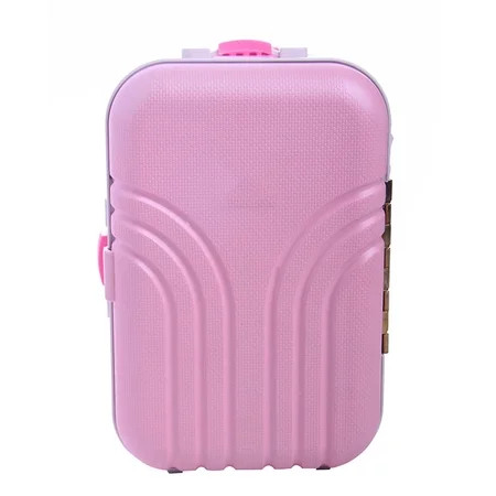 Swivel Wheels Travel Suitcase Doll Luggage Case for 18 Inch Girl Kids Toy Doll Accessories | Walmart (US)