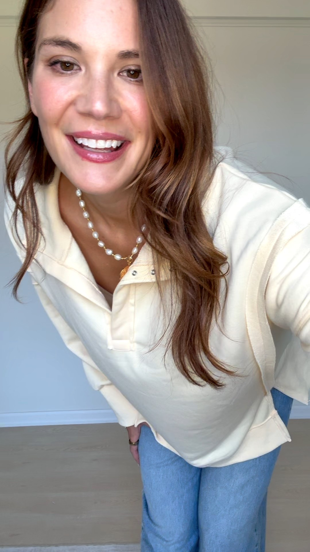 I styled this butter yellow Henley sweatshirt with my favorite baggy jeans and white slip-on sneakers for the perfect casual fall look! I love the soft color and how easy it is to throw on for busy days. 
Butter yellow sweatshirt, Henley pullover, Cincy baggy jeans, white sneakers, casual outfit, Target finds, fall fashion, everyday style #LTKTall 

#LTKStyleTip #LTKSeasonal #LTKHoliday