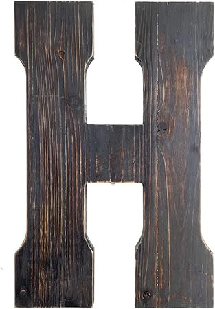 ABELOTS Big Letter Wall Art for Living Room, Bathroom, Bedroom, and Home Decor, Rustic Farmhouse ... | Amazon (US)