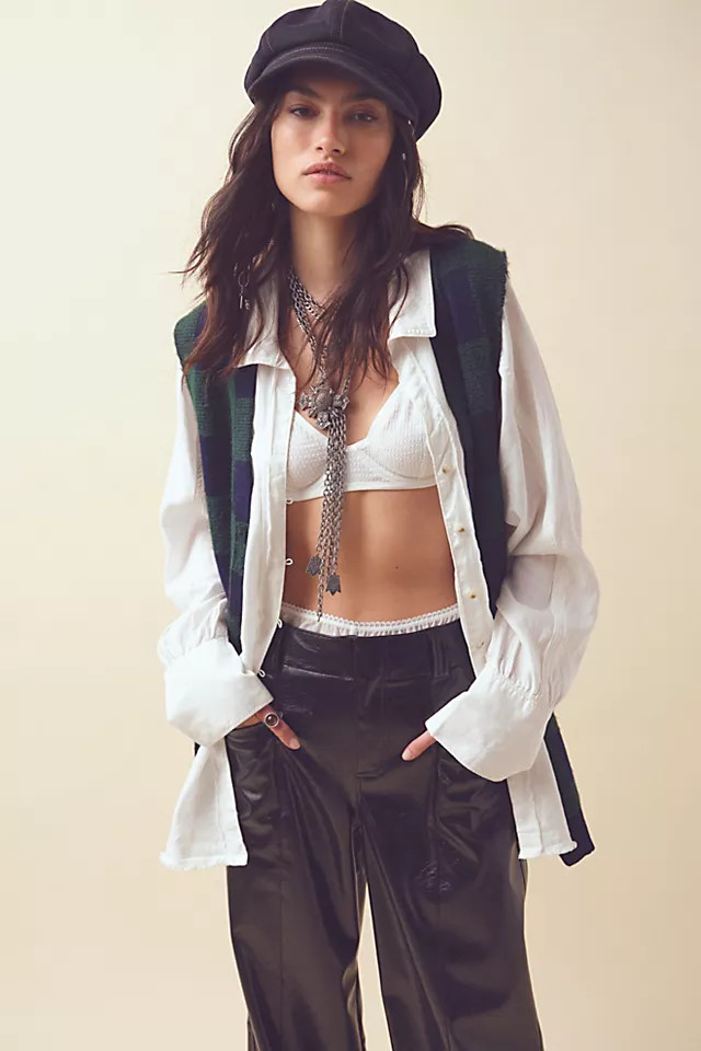 Happy Hour Solid Poplin Top | Free People (Global - UK&FR Excluded)
